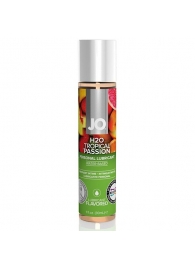 Смазка с ароматом тропических фруктов JO Flavored Tropical Passion - 30 мл. - System JO - купить с доставкой в Домодедово