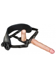 Женский страпон с вагинальной пробкой Woman Strap - 18 см. - LOVETOY (А-Полимер) - купить с доставкой в Домодедово
