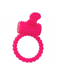 Розовое силиконовое виброкольцо A-toys - A-toys - в Домодедово купить с доставкой