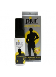 Пролонгирующий мужской спрей pjur SUPERHERO spray - 20 мл. - Pjur - купить с доставкой в Домодедово