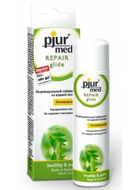 Регенирирующий лубрикант с гиалуроновой кислотой pjur MED Repair glide - 100 мл. - Pjur - купить с доставкой в Домодедово