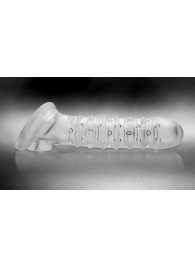 Утолщающая ребристая насадка на пенис - Доминирующее кольцо - в Домодедово купить с доставкой