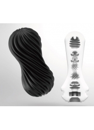 Мастурбатор FLEX Rocky Black с плотным рельефом - Tenga - в Домодедово купить с доставкой