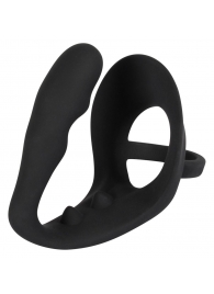 Эрекционное кольцо с подхватом мошонки и анальным отростком для воздействия на простату - Orion - в Домодедово купить с доставкой