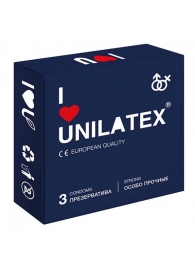 Ультрапрочные презервативы Unilatex Extra Strong - 3 шт. - Unilatex - купить с доставкой в Домодедово