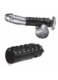 Сбруя на член на шнуровке 5  Cock Sheath - BlueLine - купить с доставкой в Домодедово