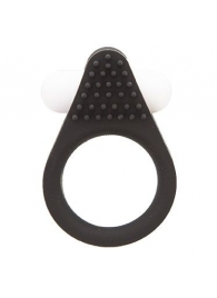 Чёрное эрекционное кольцо LIT-UP SILICONE STIMU RING 1 BLACK - Dream Toys - в Домодедово купить с доставкой