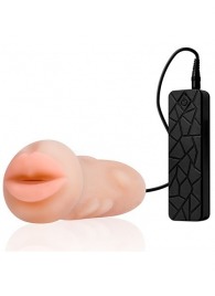 Мастурбатор-ротик с вибрацией REALSTUFF VIBRATING MASTURBATOR MOUTH - Dream Toys - в Домодедово купить с доставкой