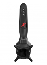 Чёрный вибростимулятор для головки члена с эффектом всасывания Vibrating Roto-Sucker - Pipedream - в Домодедово купить с доставкой