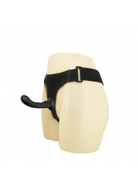 Страпон с изогнутой головкой Ultra Harness Curvy Dildo - 15,8 см. - Baile - купить с доставкой в Домодедово