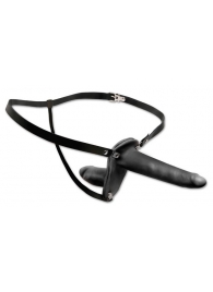 Женский страпон с вагинальной пробкой Double Penetrix Strap-on - 15 см. - Pipedream - купить с доставкой в Домодедово