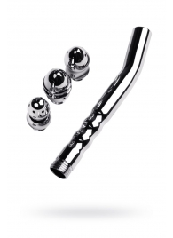 Металлический анальный душ с тремя насадками - ToyFa - купить с доставкой в Домодедово
