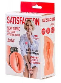 Мастурбатор с виброкольцом Satisfaction Magazine Nurse - Lola Games - в Домодедово купить с доставкой