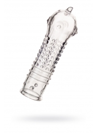 Прозрачная закрытая насадка на пенис TOYFA A-Toys - 14,7 см. - A-toys - в Домодедово купить с доставкой