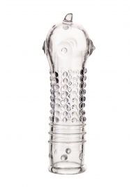 Прозрачная закрытая насадка на пенис TOYFA A-Toys - 14,7 см. - A-toys - в Домодедово купить с доставкой