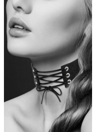 Оригинальный ошейник-чокер со шнуровкой - Bijoux Pour Toi - купить с доставкой в Домодедово