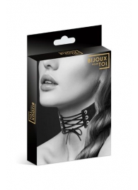 Оригинальный ошейник-чокер со шнуровкой - Bijoux Pour Toi - купить с доставкой в Домодедово
