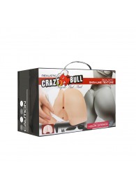 Вагина и попка с вибрацией CRAZY BULL - Baile - в Домодедово купить с доставкой