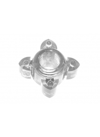 Прозрачное эрекционное кольцо Rings Screw - Lola Games - в Домодедово купить с доставкой