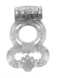 Прозрачное эрекционное кольцо Rings Treadle с подхватом - Lola Games - в Домодедово купить с доставкой