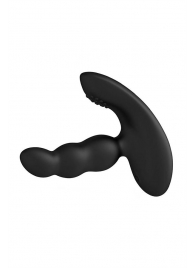 Черный силиконовый стимулятор простаты Levett Nitoc с пультом ДУ - Levett - в Домодедово купить с доставкой