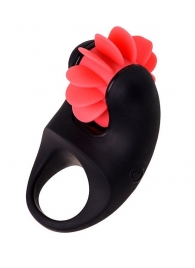 Чёрно-красное эрекционное виброкольцо Erotist - Erotist Adult Toys - в Домодедово купить с доставкой