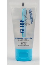 Интимная смазка на водной основе Glide - 30 мл. - HOT - купить с доставкой в Домодедово