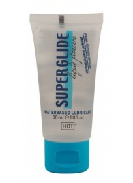 Гель-смазка на водной основе для чувствительной кожи Superglide - 30 мл. - HOT - купить с доставкой в Домодедово