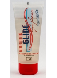 Согревающая интимная смазка на водной основе Warming Glide - 100 мл. - HOT - купить с доставкой в Домодедово