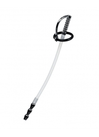 Силиконовый уретральный плаг со сменными фиксирующими кольцами Metal - ToyFa - купить с доставкой в Домодедово