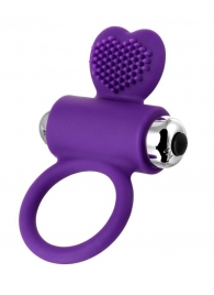 Фиолетовое виброкольцо с ресничками JOS PERY - JOS - в Домодедово купить с доставкой
