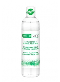Гель-смазка 2-в-1 MASSAGE   LUBRICANT ALOE VERA - 300 мл. - Waterglide - купить с доставкой в Домодедово