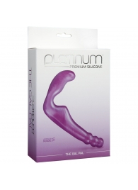 Безремневой фиолетовый страпон из силикона The Gal Pal - 17 см. - Doc Johnson - купить с доставкой в Домодедово