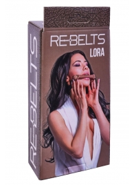 Кляп-трензель Lora с металлическими кольцами - Rebelts - купить с доставкой в Домодедово