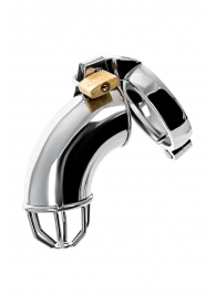 Серебристый мужской пояс верности TOYFA Metal - ToyFa - купить с доставкой в Домодедово