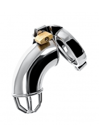 Серебристый мужской пояс верности TOYFA Metal - ToyFa - купить с доставкой в Домодедово