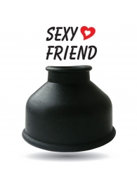 Чёрная уплотнительная насадка для помпы - размер S - 1137 - в Домодедово купить с доставкой