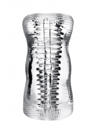 Прозрачный мастурбатор Lingam Asha - ToyFa - в Домодедово купить с доставкой