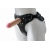 Черный пояс-трусики с двумя насадками Soft-Dolli - 16,5 и 10,5 см. - LOVETOY (А-Полимер) - купить с доставкой в Домодедово
