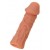 Телесная реалистичная насадка KOKOS Extreme Sleeve 05 с дополнительной стимуляцией - 12,7 см. - KOKOS - в Домодедово купить с доставкой