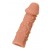 Телесная реалистичная насадка KOKOS Extreme Sleeve 06 с дополнительной стимуляцией - 12,7 см. - KOKOS - в Домодедово купить с доставкой
