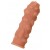 Телесная реалистичная насадка KOKOS Extreme Sleeve 11 с дополнительной стимуляцией - 12,7 см. - KOKOS - в Домодедово купить с доставкой