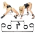 Комплект наручников и наножников с распорками Spread  em Bar and Cuff Set - Pipedream - купить с доставкой в Домодедово