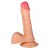 Телесный фаллоимитатор на присоске Sensual - 16,8 см. - Lola Games