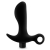 Черный анальный вибратор Silicone Vibrating Prostate Massager 01 - 10,8 см. - Blush Novelties - в Домодедово купить с доставкой