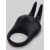 Черное эрекционное виброкольцо Sensation Rechargeable Vibrating Rabbit Love Ring - Fifty Shades of Grey - в Домодедово купить с доставкой