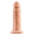 Телесный реалистичный фаллоимитатор с полостью Silicone Hollow Extension - 20 см. - Pipedream - купить с доставкой в Домодедово