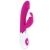 Розовый вибратор Gene с клиторальным стимулятором - 20,4 см. - Baile