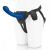 Синяя насадка Remote Control P-Spot G-Spot с черными трусиками - 20 см. - Pegasus - купить с доставкой в Домодедово