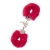 Металлические наручники с красной меховой опушкой METAL HANDCUFF WITH PLUSH RED - Dream Toys - купить с доставкой в Домодедово